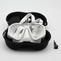 Foldable Snorkel Snorkeling Set Tempered Glass Diving Mask Wet Freediving Mask  Snorkeling balta