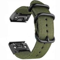 22mm 26mm Quickfit Strap For Garmin Watch Fenix 7 7x 7s Sport Quickfit Nylon Band SmartWatch For Garmin Accessories Replacement 22MM žalia