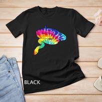Retro Vintage Tie Dye Cobra Boa Snake Ball Python Reptile T-Shirt Mens Womens Tees Top Unisex T-Shirt Mens Womens Tees Top L