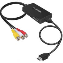 Rca To Hdmi Converter, Composite To Hdmi Adapter Support 1080p Pal/ntsc