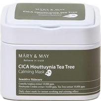 Sheet Mask Set Mary&May Cica Houttuynia Tea Tree Calming Pad Mask 400g, 30 Sheets, Daily Soothing Care