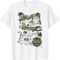 The Legend of Zelda Hyrule Map Logo T-Shirt S balta