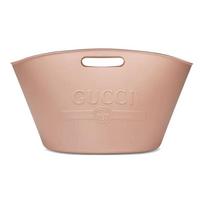Gucci Spausdintas Logotipas Guminė Medžiaga Pirkinių Krepšys Didelis Moteriški pirkinių krepšiai Rožinis Saldainis 511261-J3200-5730 Basic Set (Bag+Dust Bag)