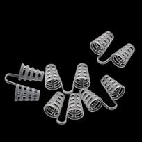 1/8Pcs Anti Snoring Nose Clip Snore Stopper Aid Breathe Easy Sleep Nasal Dilators No Strips Cones Congestion Relief Device