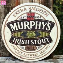 Retro Metal Guinness Beer Sign 8x12 Inch Vintage Pub Man Cave Decor 20x20 įvairiaspalvis