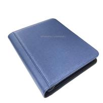 9 Pocket PU Leather Toploader Binder Holds 252 Toploaders 3  X 4  Rigid Card Holder Double Sided Pockets for Pokemon TCG Cards mėlyna