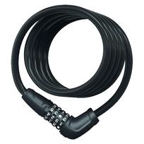 ABUS Bicycle Cable NUMERO Lock, Black, 180cm, 5510C/180 W/SCMU