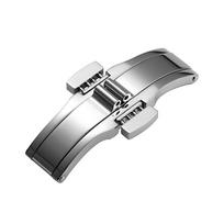 Tissot 1853 T035617 T035439 Nerūdijančio Plieno Laikrodžio Sagtis Drugelio Sagtis Laikrodžio Dirželio Sagtis Metalinis Laikrodžio Mygtukas Dirželio Aksesuaras 4.5x15 sidabras
