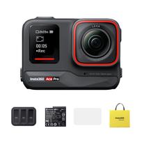 Insta360 Ace Pro Waterproof Action Camera with Sensor and 5nm AI AI Noise Stunning Image 4K Advanced AI Long Underwater Action Screen Protector Kit juoda
