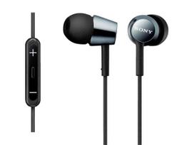 Sony type with remote control and microphone for Black B MDR-EX150IP Earphones In-ear iPhone/iPod/iPad, MDR-EX150IP juoda