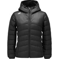 Skechers Basic Sports Series Outdoor Quilted Lightweight Woven Short Hooded Down Jacket Women jackets Carbon-Black P424W147-0018 M