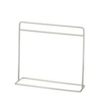Drabužių organizatorius Miniatiūrinės pakabos Ekspozicinis stovas Lėlių namelio drabužių kabykla Žaidimas namais Silver-15x12cm