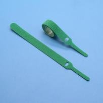 Detachable Cable Ties Colored Plastics Reusable Cable Ties Nylon Loop Wrap Zip Ttype Cable Tie Wire Bandage Tie (Green,10pcs) žalia