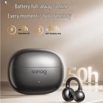 Saina Z60S Ear-clip Air Bone Conduction Bluetooth Headphones juoda