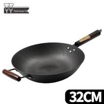 Mitsui Taro Uncoated Cast Iron Wok