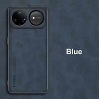 For Huawei Nova 15 Ultra Case Luxury PU Leather Phone Case For Huawei Nova 15 Pro Back Cover Silicone Shockproof Full Protection Nova 15 mėlyna