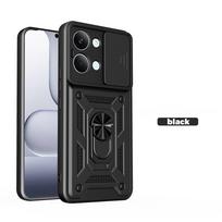 Anti-Fall Ring Holder Case for  Xiaomi POCO X8 Pro MAX 5G X7 M8 Pro F8 Ultra Kickstand Holder Protective Coque Cases Poco M8 juoda