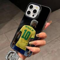 Football 10 For N-NeYmAr  Phone Case For iPhone 17,16,15,14,13,12,11 Plus,Pro Max,XS,Colorful Silver Phone case Funda Cover iPhone17