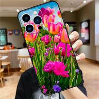 Spring Tulips Flower Case For iPhone 17 16 15 14 13 12 11 Pro Max Mini Plus 16e 17 Air Bumper Cover Accessories iPhone 17 Air