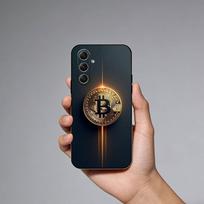 Bitcoin Phone Case For Samsung Galaxy A73,A21s,A22,A31,A52,A53,A71,A41Soft Black Shell Samsung a20s