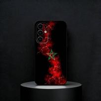 M-Morocco Flag Phone Case For Samsung S25,S24,S21,S22,S23,S30,Ultra,S20,Plus,Fe,Note,5G Black Cover Samsung S21fe