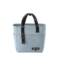 Lunch Thermal Bento Lunch Cooler Bag Adults Insulated Lunch Bag Food Bag for Women Cooler Travel Picnic Handbags WCB16 šviesiai mėlyna spalva