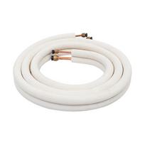 A09G-3Meter Air Conditioner Pair Coil Tube 1/4In 3/8In Insulated Aluminum Wire Set Air Conditioner Parts Refrigerant Tube