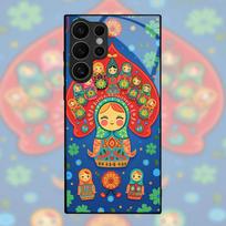 Strength and Courage For Samsung S25 S24 S23 S22 S21 S20 FE Plus Ultra A53 A52 A52s A54 A32 A33 A34 A35 A55 A56 Babushka Doll Galaxy S21