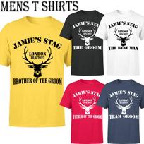 Stag Do Party Bachelor Groom Tshirt Personalised Print Date Place Or P1 A 2T1A1 XL