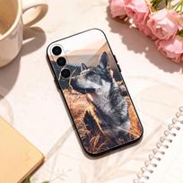 Cute Siberian Husky Dog phone Case For Samsung Galaxy A73,A72,A71,A70,A53,A52,A51,Others Soft Black Shell Samsung a20s