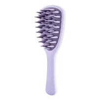 Universal Long Handle Shampoo Brush Silicone Multifunctional Scalp Massage Brush Scalp Care Itching Relief Shampoo Comb violetinė