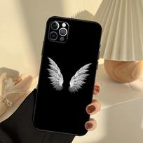 Fallen Angel Wings Art Phone Case For iPhone 14 16 15 11 12 13 17 Pro Max 13 mini 15 16 Plus 16e 17 Air Cover Funda iPhone 16 Plus