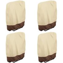Premium-4X Outdoor Folding Deck Chair Cover Waterproof Balcony Outdoor Folding Deck Chair Garden Sunbathing Deck Chair Cover