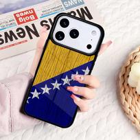 Bosnijos ir Hercegovinos vėliavos telefono dėklas, skirtas IPhone 17 16e 15 14 13 12 11 Pro Max Air Mini, minkštas apsauginis dangtelis iPhone 16 Pro