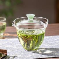 200ml Hammer Pattern Heat-resisting Glass Gaiwan Tea Tureen Tea Bowl with Lid Tea Brewing Cover Bowl Kung Fu Tea Cup Set 200ml