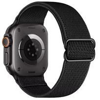 Elastic Nylon Loop Strap For Apple Watch Ultra 3/2/1 49mm 11 10 46mm 42mm Bracelet Wristband iWatch 9 8 7 6 5 4 SE 45/41/44/40mm 44mm 45mm 46mm 49mm juoda