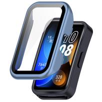 PC Case+Tempered Glass Film For Huawei Band 10 9 8 HD Screen Glass Protective Shell For Huawei Band 9 10 Anti-fall Bumper Cover Huawei Band 10