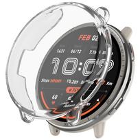 Protector Case For Amazfit Active 2 Full Coverage Tempered Glass Screen Protector For Amazfit Active 2  Bumper Shell Accessories Amazfit Active 2
