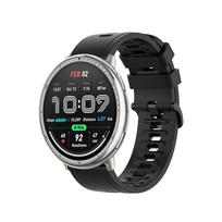 20mm 22mm Silicone Band For Amazfit Active 2/GTS 4 Mini Cheetah Round Soft Bracelet For Amazfit GTR/Balance/Bip 6 5/Stratos Belt Amazfit Bip 6-5 juoda