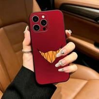 H-Hazbin Hotel-A-Alastor Phone Case For iPhone 12 13 14 15 16 17 Pro Max, Lightweight and practical Soft Black Cover iPhone13