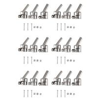 ABBY-18Pcs 45 Degree Hot Air Nozzles 7/8/10Mm Curved Nozzles Replaceable For 850 Hot Air Soldering Station sidabras