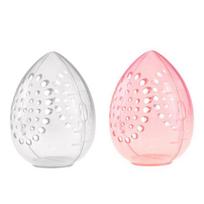 ABBY-Sponge Storage Box Makeup Powder Puff Empty Egg Shaped Transparent Powder Puff Makeup Storage Box