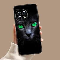 Black Cat Staring Eyes Case For OnePlus Nord 5 CE 3 4 Lite N20 N30 OnePlus 15 13 12 11 8 9 10 Pro 10T 13T 13R Cover OnePlus Nord 2