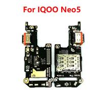 For Vivo IQOO Neo5 USB Charging Board Dock Port Microphone Module Flex Cable IQOO Neo5 No IC