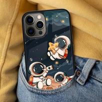 Hey Astronaut Soft Phone Case for iPhone 17 Air 16e Pro max 15 Pro 13 14 Plus 11 12 MagSafe Magnetic Coque iPhone 17