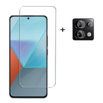 6in1 For Xiaomi Redmi Note 13 5G Tempered Glass Screen Glass Redmi Note 13 Pro Screen Protector Lens Film Redmi Note 13 Pro Redmi Note 13 5G