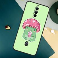 Kawaii Frog Mushroom For ZTE Nubia Red Magic 8 9 8S 9S 10S Pro Plus 10 Air 6S 7S 7 Pro Red Magic 11 Pro Plus Case Red Magic 6R