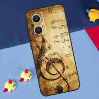 Musical Notes Violin Classical Music For OPPO Reno 12F 13F 14F 11F 10 11 12 13 14 Pro 8T 7 8 Lite OPPO Find X9 X8 X6 X5 Pro Case OPPO Reno7 Lite