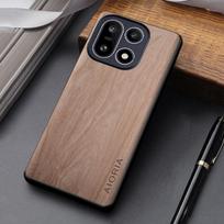 Dėklas Oneplus 15 15R Funda Unikalus dizainas Medžio raštas PU odos dangtelis Oneplus 15r dėklui Coque oneplus 15 smėlis