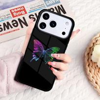 Glowing Butterfly Phone Case For IPhone 17 16e 15 14 13 12 11 Pro Max Air Mini Soft Protective Cover iPhone 16 Plus